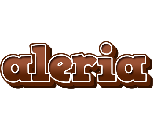 Aleria brownie logo