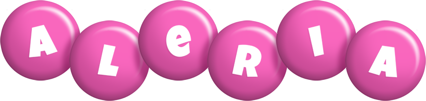 Aleria candy-pink logo