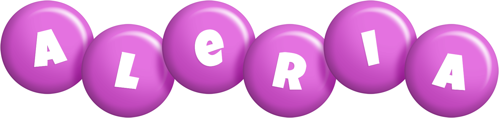 Aleria candy-purple logo