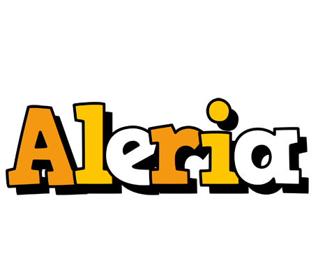 Aleria cartoon logo