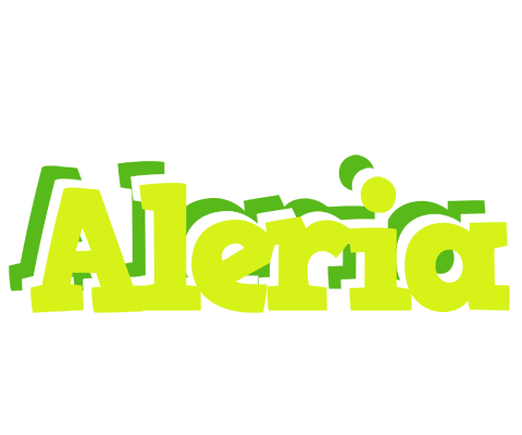 Aleria citrus logo