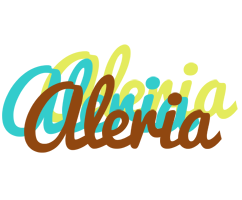 Aleria cupcake logo