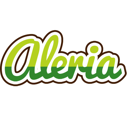 Aleria golfing logo