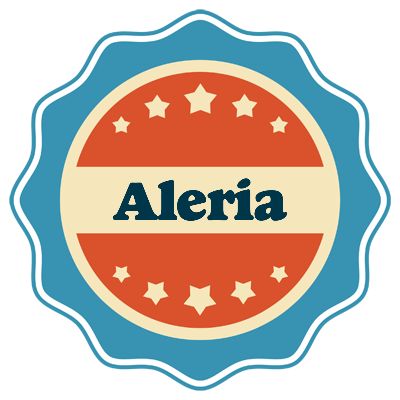 Aleria labels logo