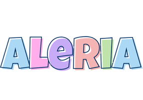 Aleria pastel logo