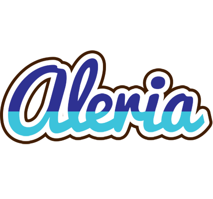 Aleria raining logo