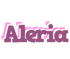 Aleria relaxing logo