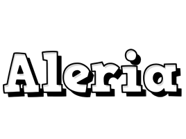 Aleria snowing logo