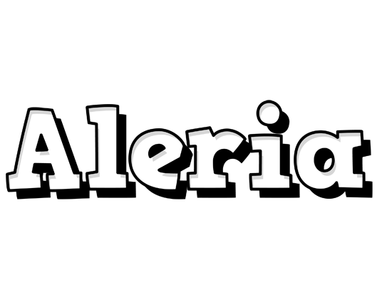 Aleria snowing logo