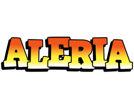 Aleria sunset logo