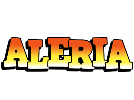 Aleria sunset logo