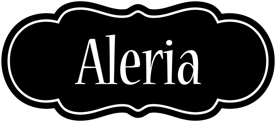 Aleria welcome logo