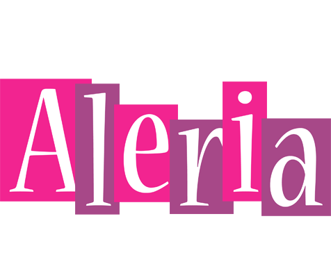 Aleria whine logo