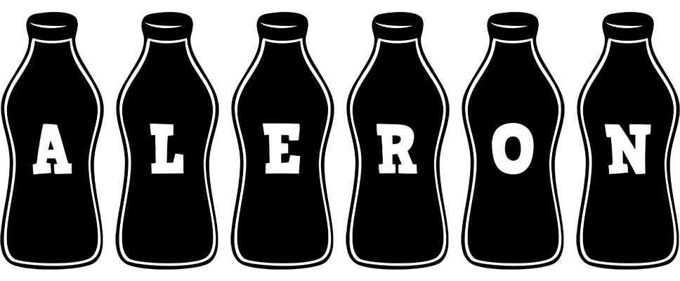 Aleron bottle logo