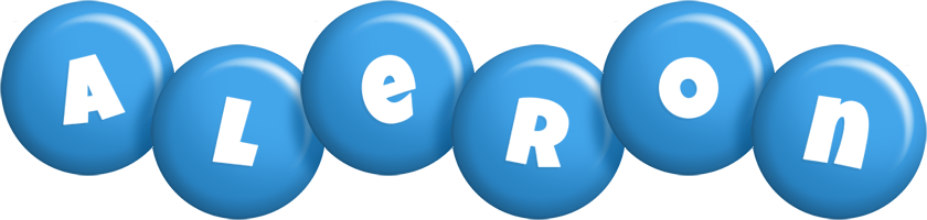 Aleron candy-blue logo