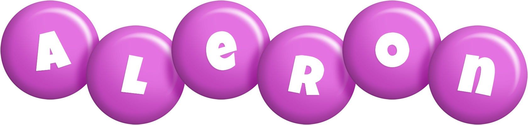 Aleron candy-purple logo