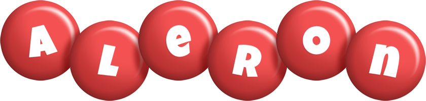 Aleron candy-red logo