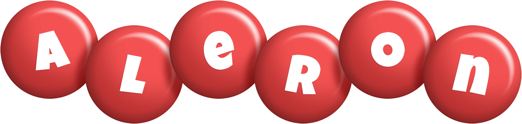 Aleron candy-red logo