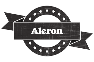 Aleron grunge logo