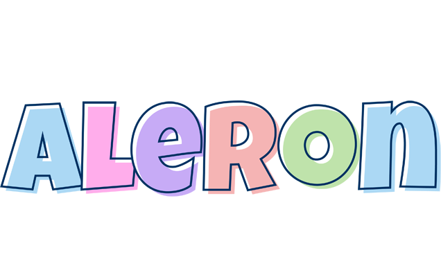 Aleron pastel logo