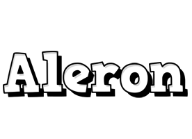 Aleron snowing logo