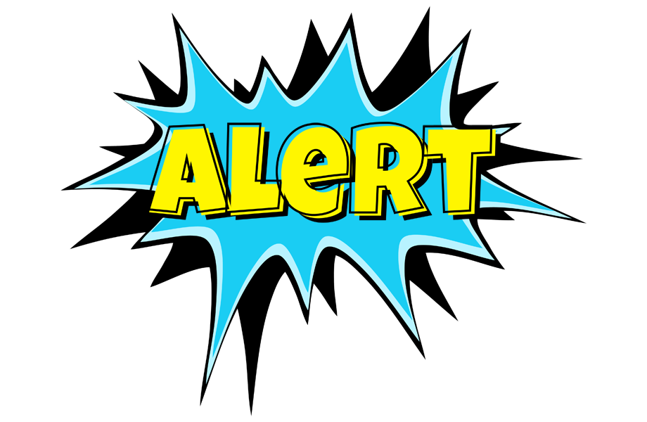 Alert amazing logo
