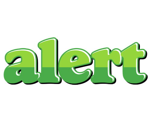 Alert apple logo