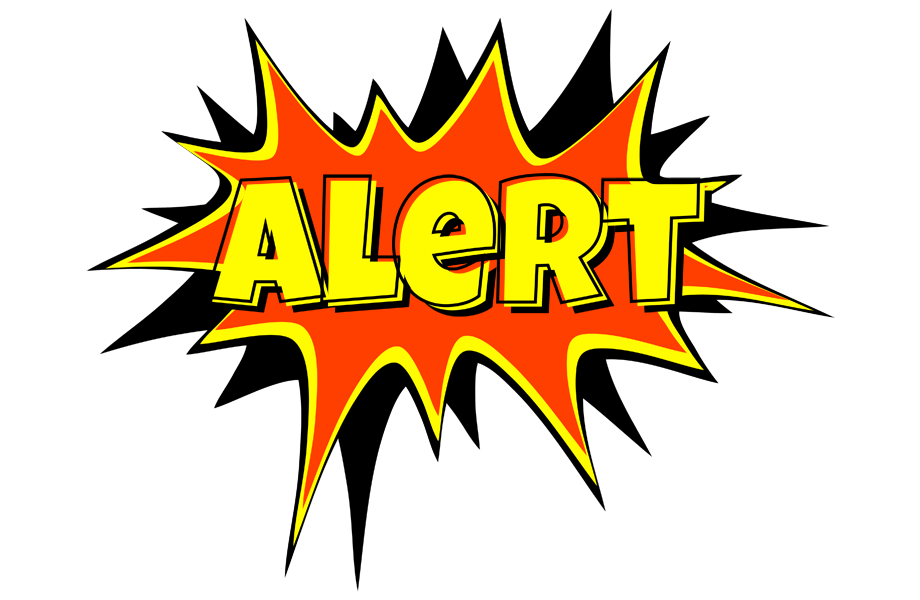 Alert bazinga logo