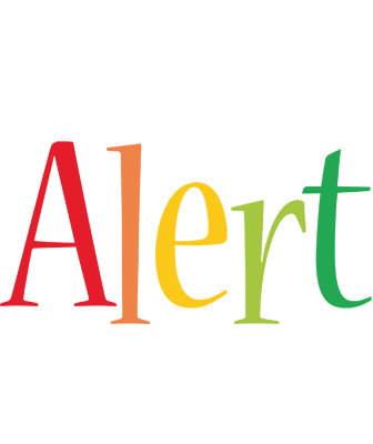 Alert birthday logo