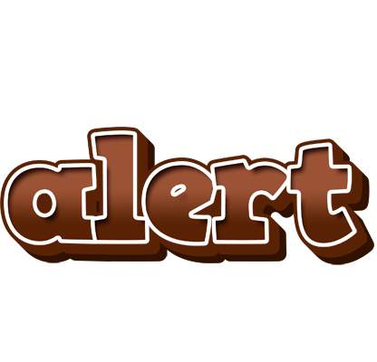 Alert brownie logo