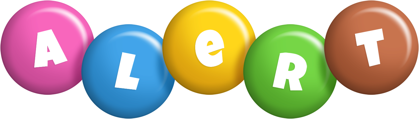 Alert candy logo