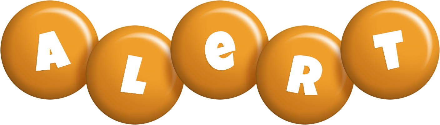 Alert candy-orange logo