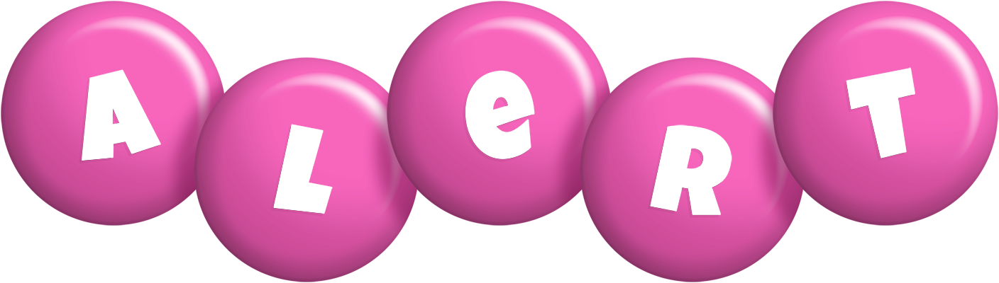 Alert candy-pink logo