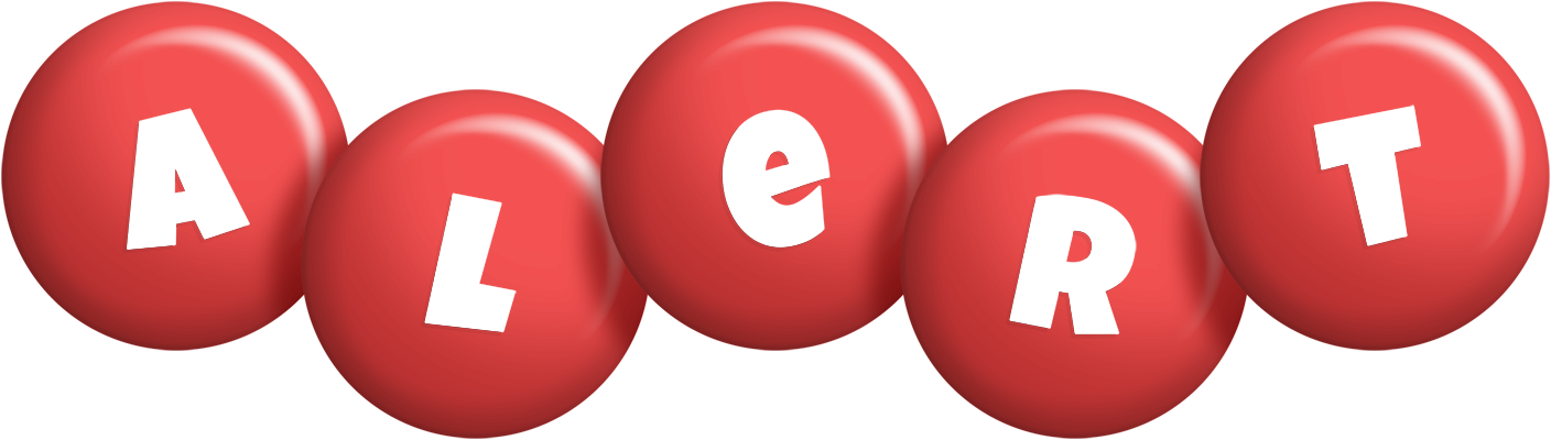 Alert candy-red logo