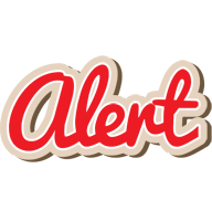 Alert chocolate logo