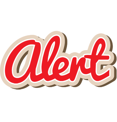 Alert chocolate logo