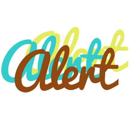 Alert cupcake logo