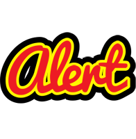 Alert fireman logo