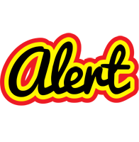 Alert flaming logo