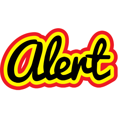 Alert flaming logo