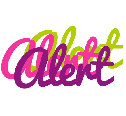 Alert flowers logo