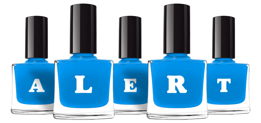 Alert glossy logo