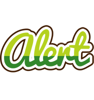 Alert golfing logo