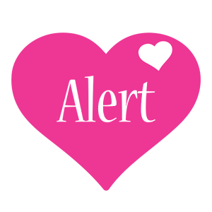 Alert love-heart logo