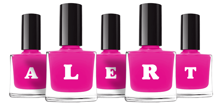Alert nails logo