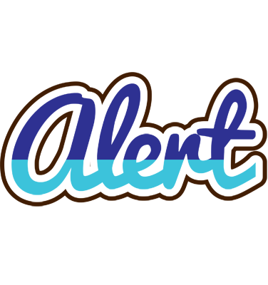 Alert raining logo