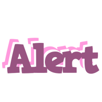 Alert relaxing logo