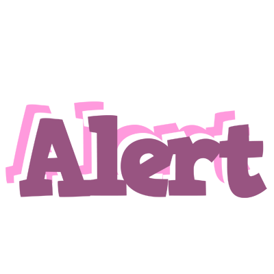 Alert relaxing logo