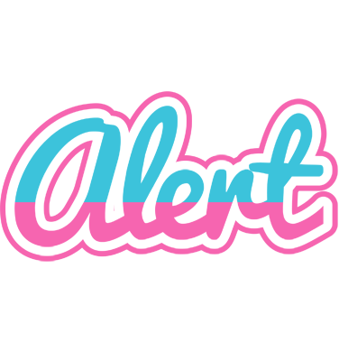 Alert woman logo