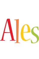 Ales birthday logo